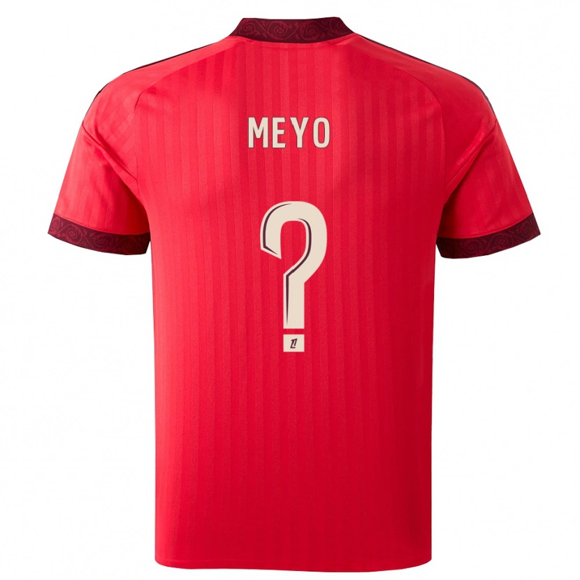 Danxen Homem Camisola Bryan Meyo #0 Borgonha Vermelho Branco Alternativa 2026/27 Camisa