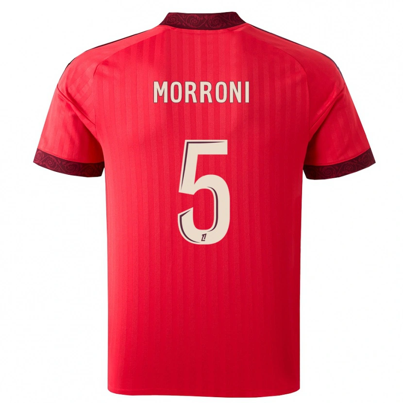 Danxen Homem Camisola Perle Morroni #5 Borgonha Vermelho Branco Alternativa 2026/27 Camisa