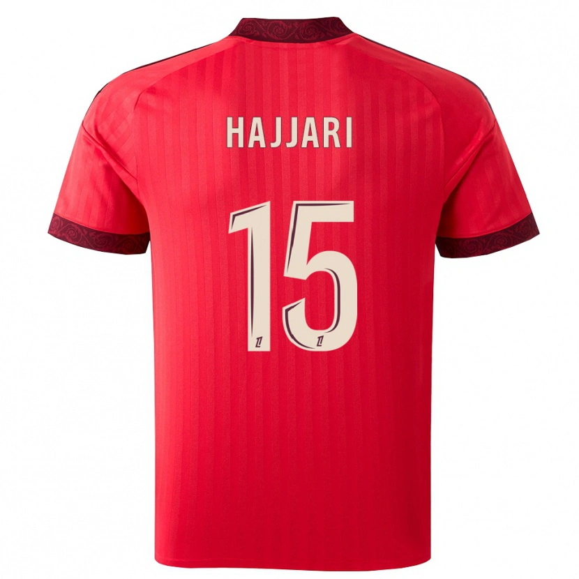 Danxen Homem Camisola Rayhan Hajjari #15 Borgonha Vermelho Branco Alternativa 2026/27 Camisa