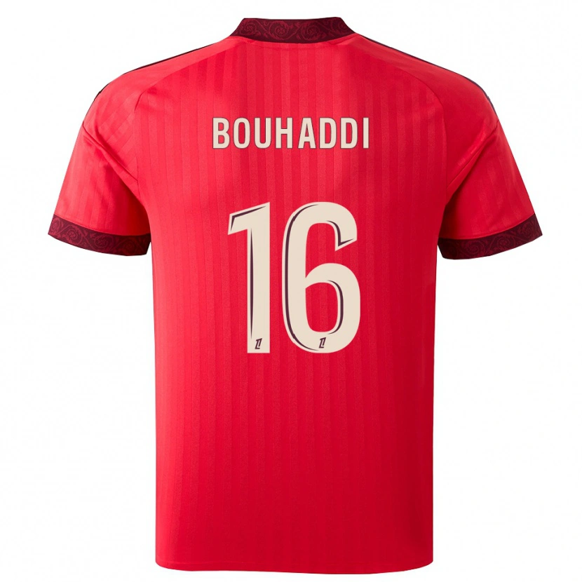 Danxen Homem Camisola Sarah Bouhaddi #16 Borgonha Vermelho Branco Alternativa 2026/27 Camisa