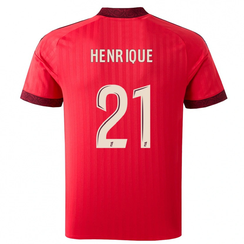 Danxen Homem Camisola Henrique #21 Borgonha Vermelho Branco Alternativa 2026/27 Camisa