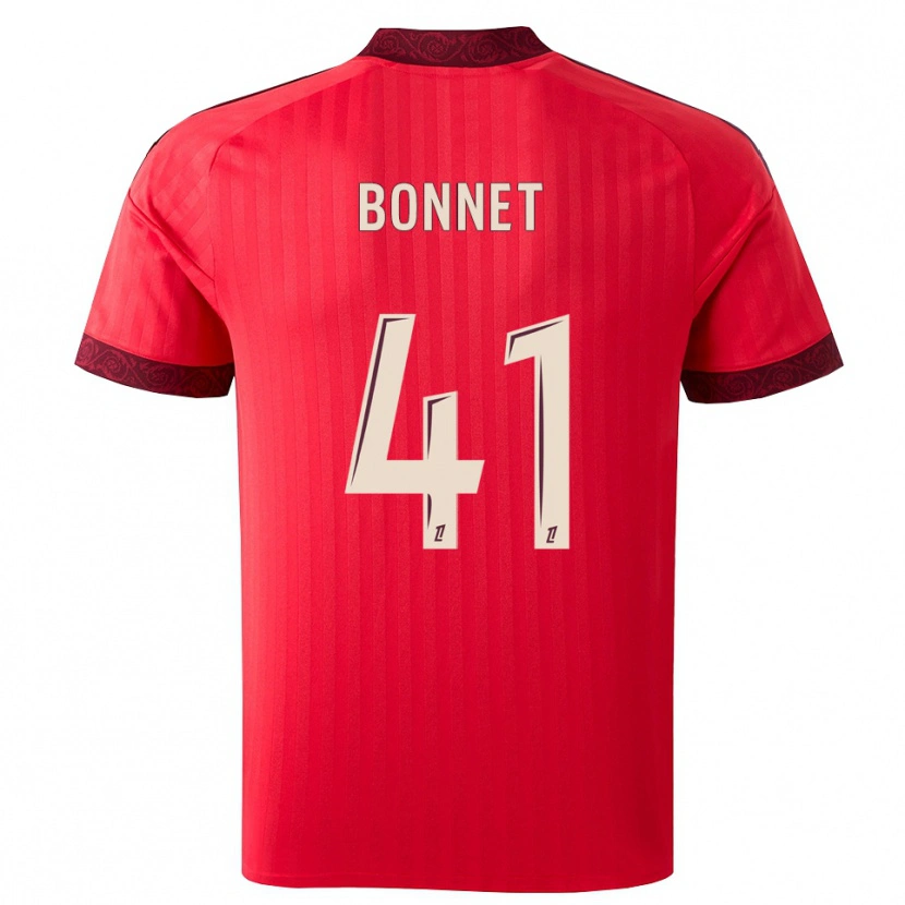 Danxen Homem Camisola Noam Bonnet #41 Borgonha Vermelho Branco Alternativa 2026/27 Camisa