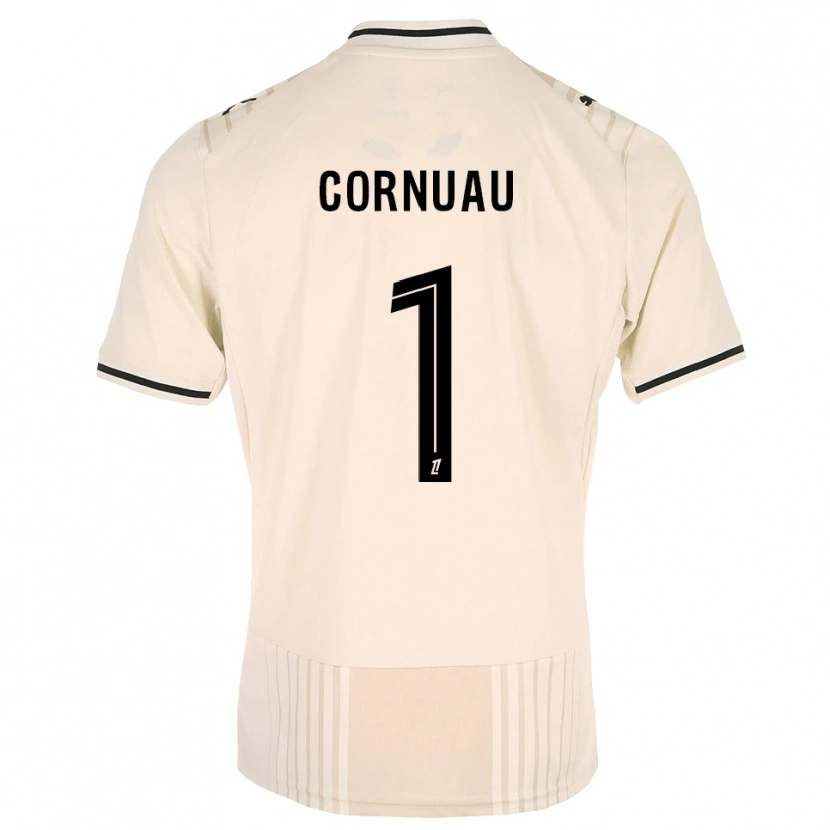 Danxen Homem Camisola Nino Cornuau #1 Renda Preta Branco Antigo Alternativa 2026/27 Camisa