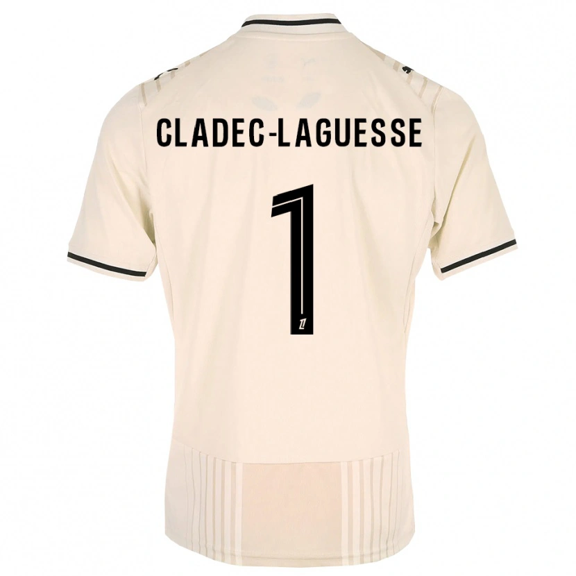 Danxen Homem Camisola Christopher Cladec-Laguesse #1 Renda Preta Branco Antigo Alternativa 2026/27 Camisa