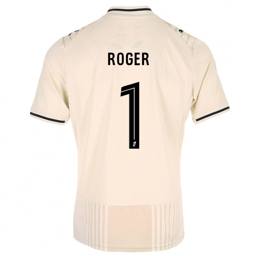 Danxen Homem Camisola Ethan Roger #1 Renda Preta Branco Antigo Alternativa 2026/27 Camisa