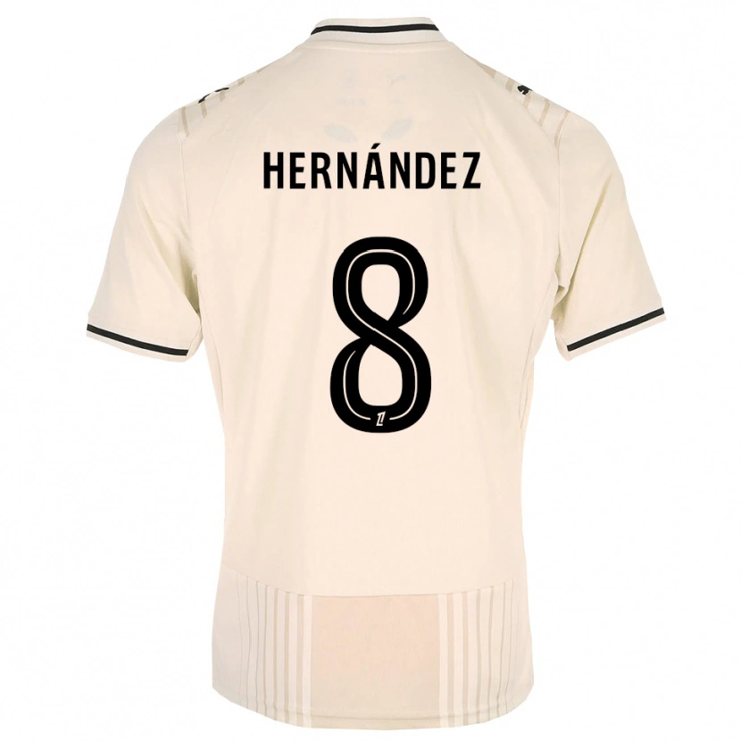 Danxen Homem Camisola Pablo Hernandez #8 Renda Preta Branco Antigo Alternativa 2026/27 Camisa