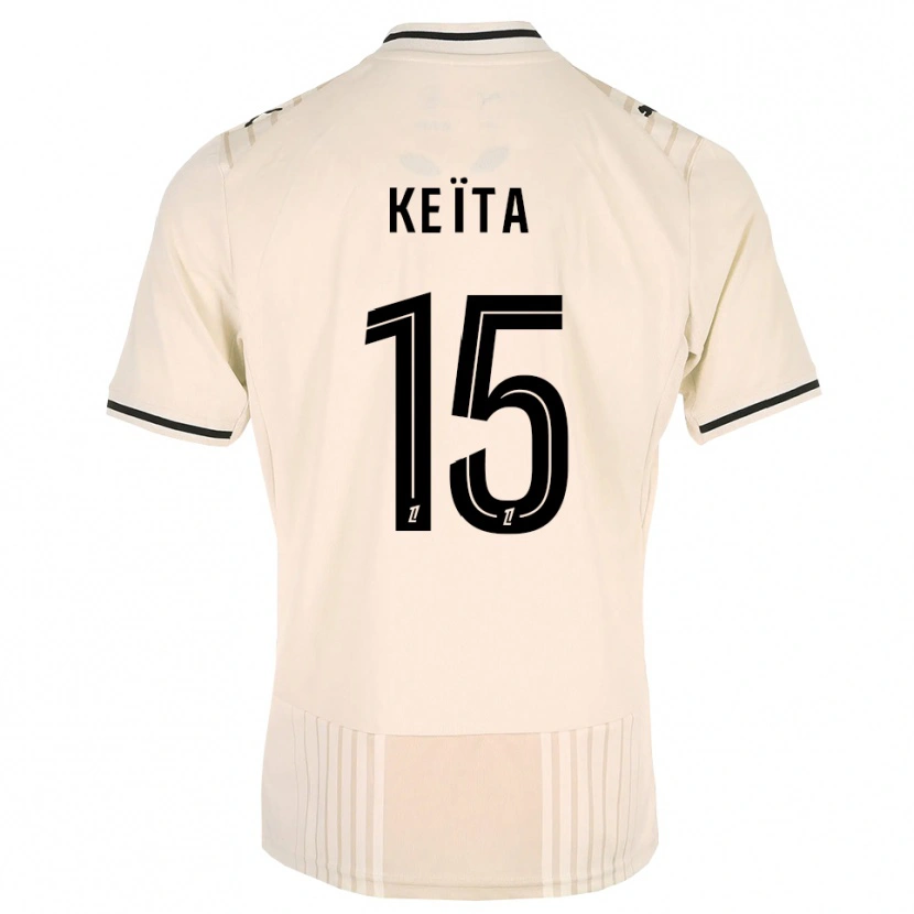 Danxen Homem Camisola Modibo Keïta #15 Renda Preta Branco Antigo Alternativa 2026/27 Camisa