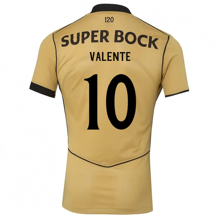 Danxen Homem Camisola João Valente #10 Goldenrod Preto Alternativa 2026/27 Camisa