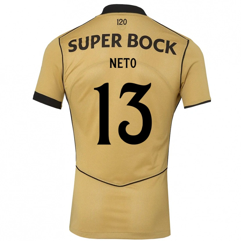 Danxen Homem Camisola Luis Neto #13 Goldenrod Preto Alternativa 2026/27 Camisa