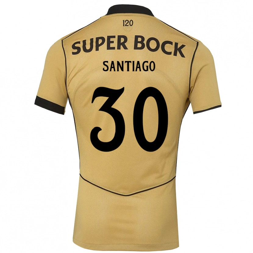 Danxen Homem Camisola Carolina Santiago #30 Goldenrod Preto Alternativa 2026/27 Camisa