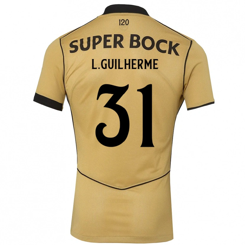 Danxen Homem Camisola Luís Guilherme #31 Goldenrod Preto Alternativa 2026/27 Camisa
