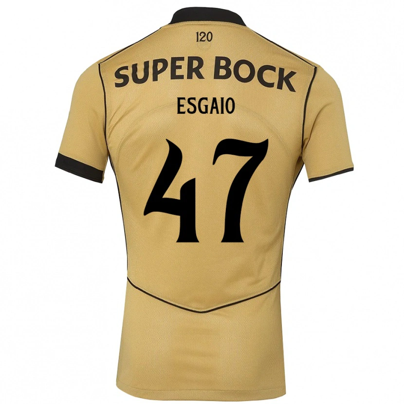 Danxen Homem Camisola Ricardo Esgaio #47 Goldenrod Preto Alternativa 2026/27 Camisa