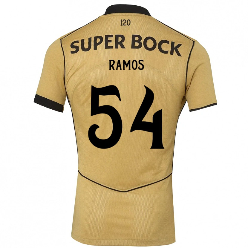 Danxen Homem Camisola Bruno Ramos #54 Goldenrod Preto Alternativa 2026/27 Camisa