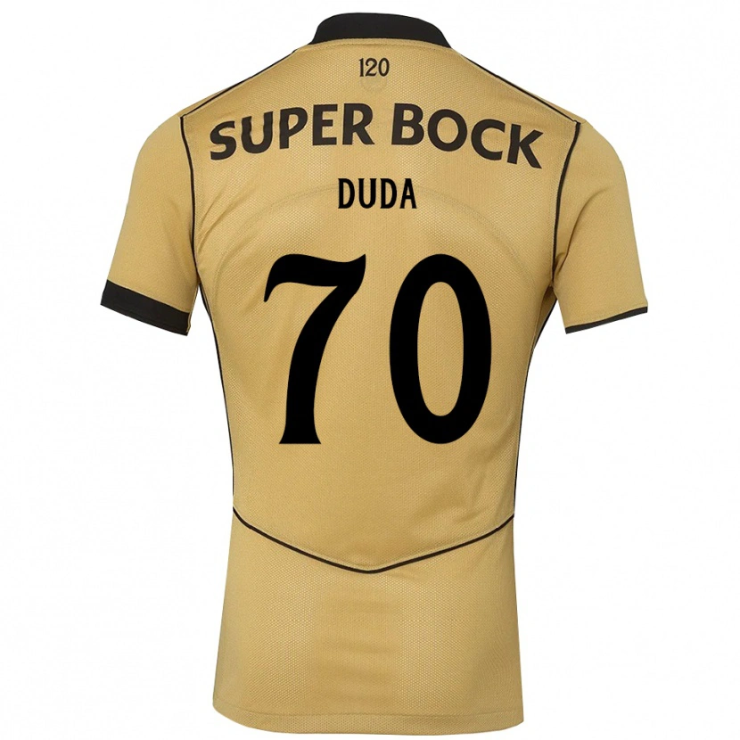 Danxen Homem Camisola Dudá #70 Goldenrod Preto Alternativa 2026/27 Camisa