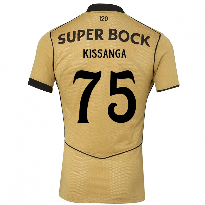 Danxen Homem Camisola Manuel Kissanga #75 Goldenrod Preto Alternativa 2026/27 Camisa