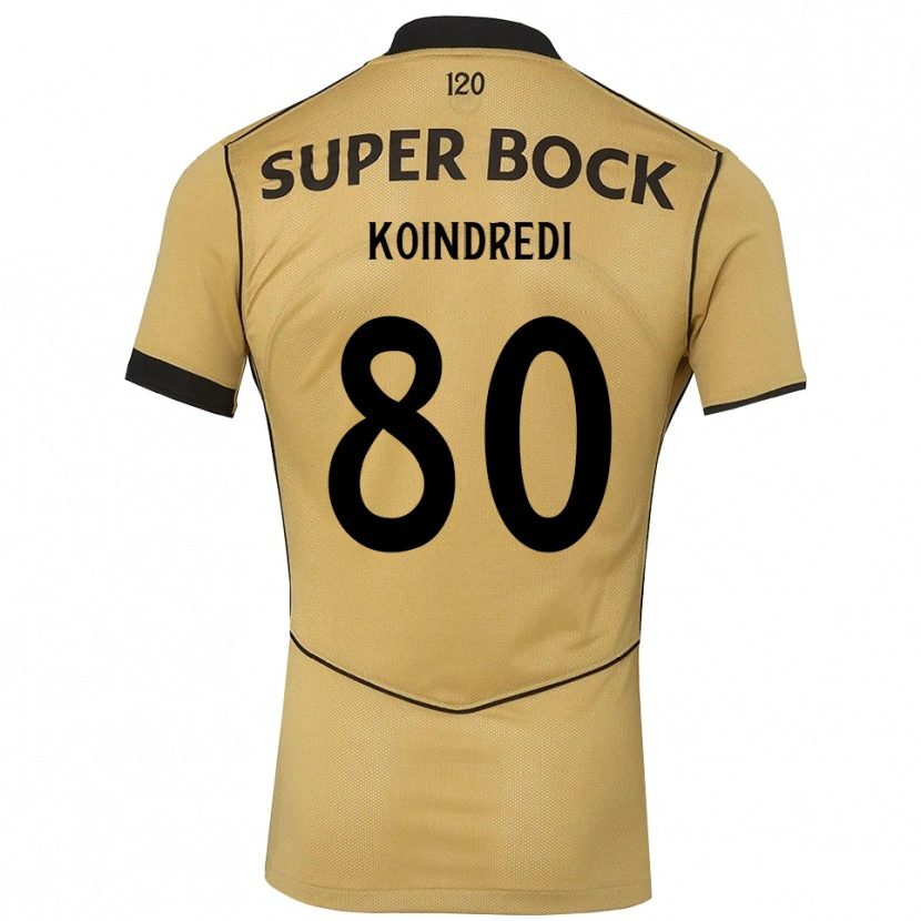 Danxen Homem Camisola Koba Koindredi #80 Goldenrod Preto Alternativa 2026/27 Camisa