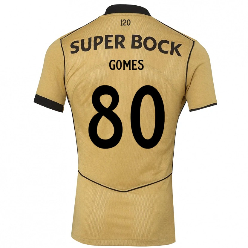 Danxen Homem Camisola Luís Gomes #80 Goldenrod Preto Alternativa 2026/27 Camisa