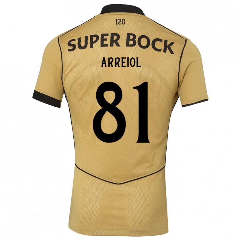 Danxen Homem Camisola Henrique Arreiol #81 Goldenrod Preto Alternativa 2026/27 Camisa