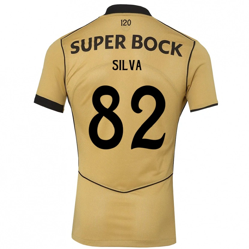 Danxen Homem Camisola Gabriel Silva #82 Goldenrod Preto Alternativa 2026/27 Camisa