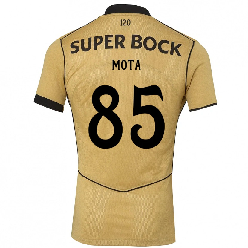 Danxen Homem Camisola Rafael Mota #85 Goldenrod Preto Alternativa 2026/27 Camisa