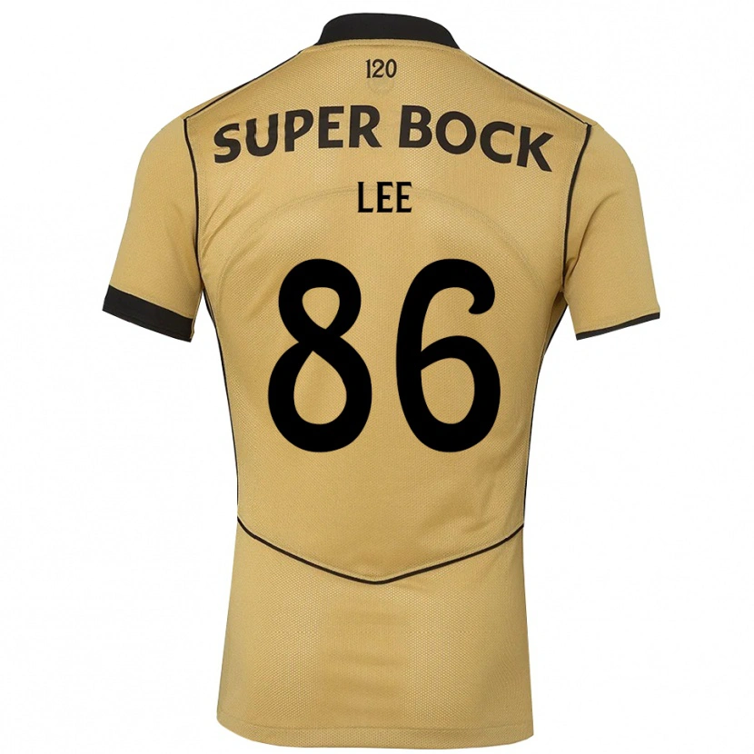 Danxen Homem Camisola Afonso Lee #86 Goldenrod Preto Alternativa 2026/27 Camisa