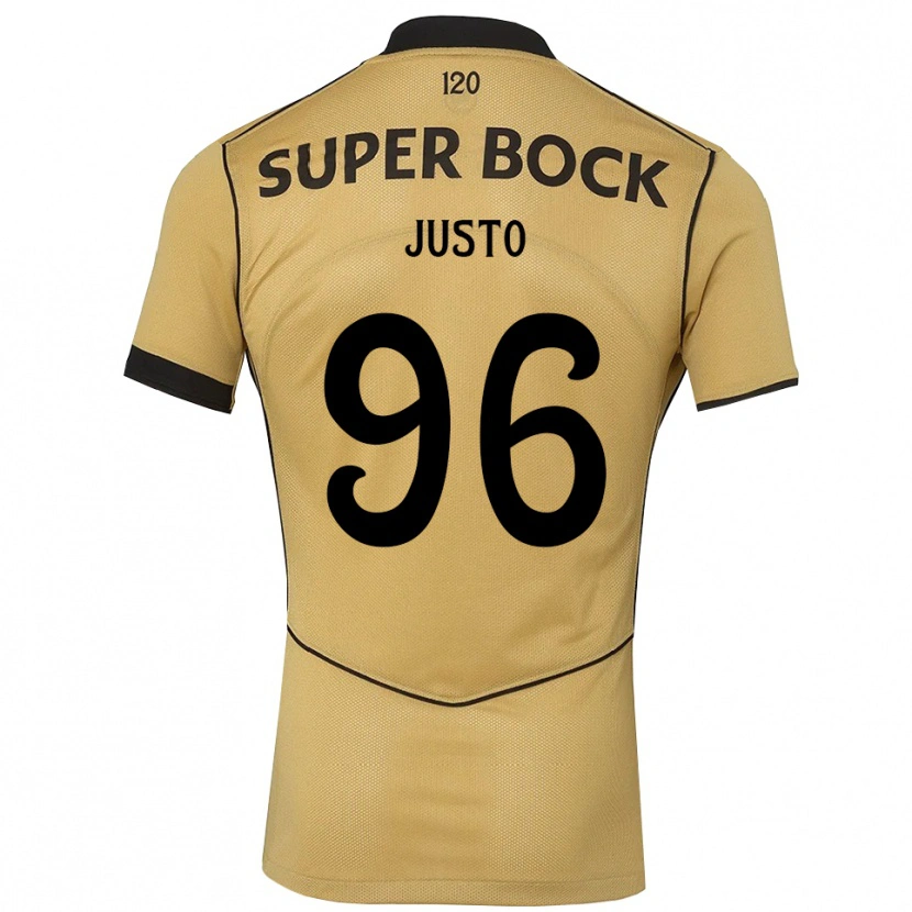 Danxen Homem Camisola Samuel Justo #96 Goldenrod Preto Alternativa 2026/27 Camisa