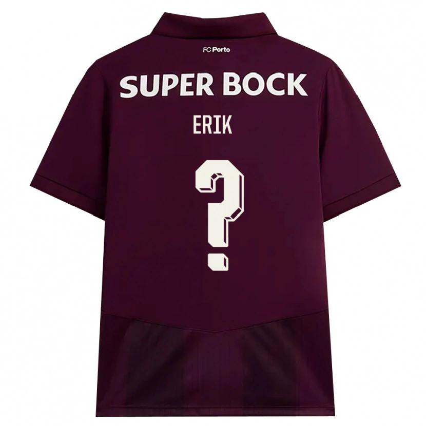 Danxen Homem Camisola Erik #0 Borgonha Branco Alternativa 2026/27 Camisa