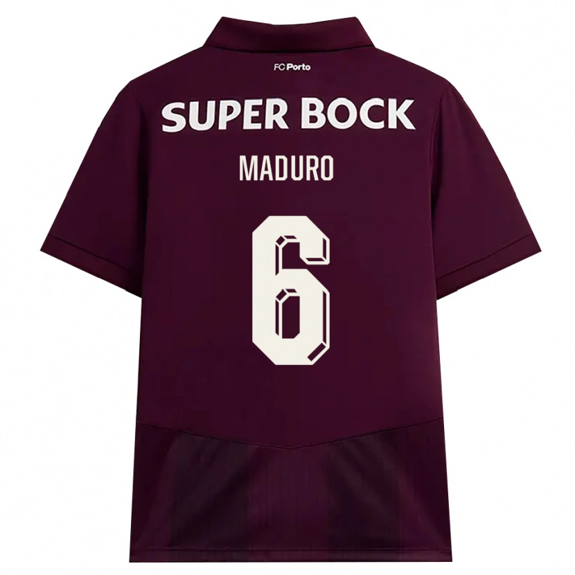 Danxen Homem Camisola Henrique Maduro #6 Borgonha Branco Alternativa 2026/27 Camisa