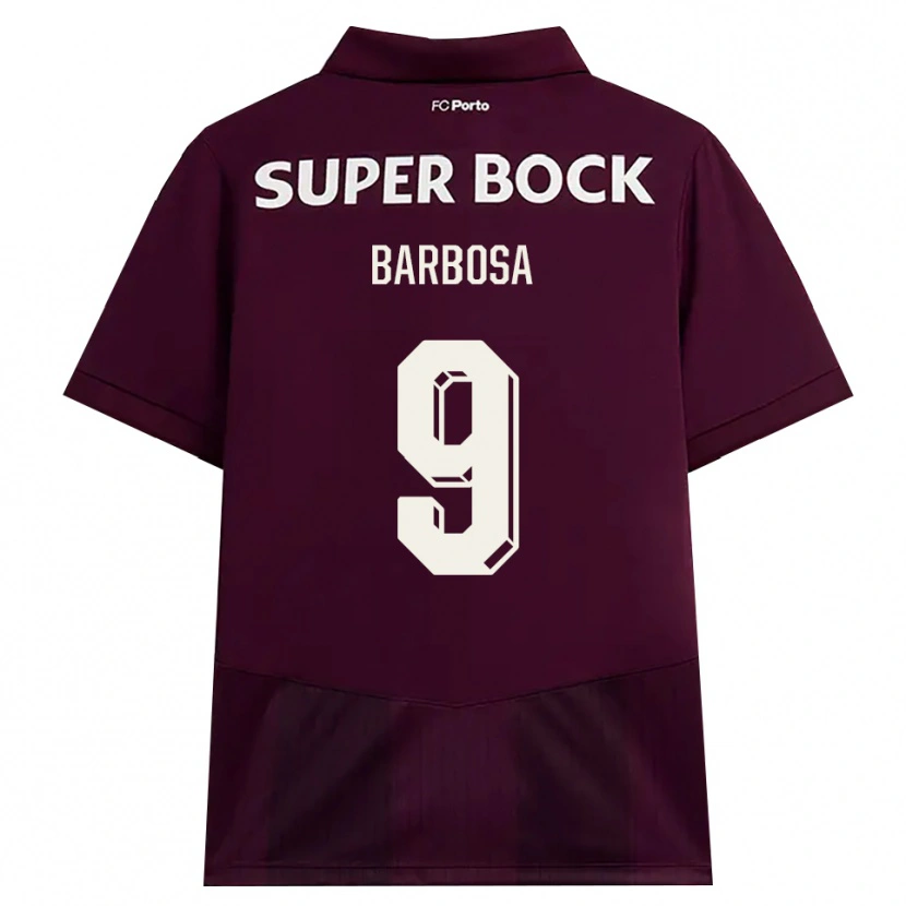 Danxen Homem Camisola Rodrigo Barbosa #9 Borgonha Branco Alternativa 2026/27 Camisa