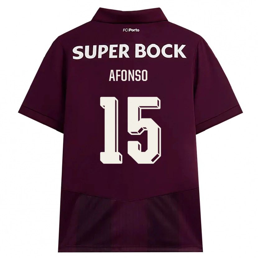 Danxen Homem Camisola Zé Afonso #15 Borgonha Branco Alternativa 2026/27 Camisa