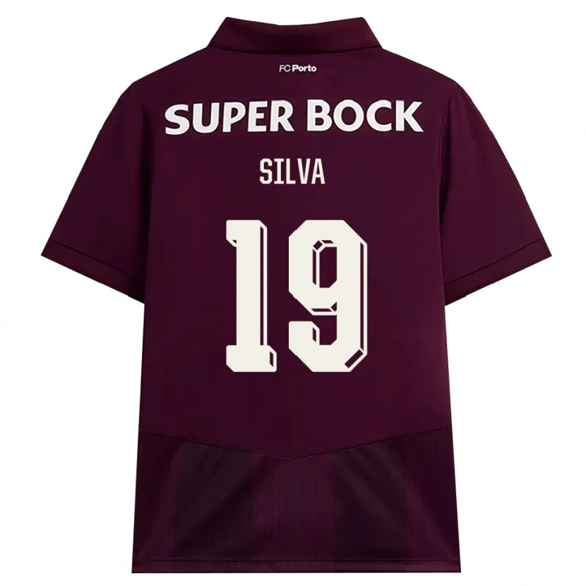 Danxen Homem Camisola André Silva #19 Borgonha Branco Alternativa 2026/27 Camisa