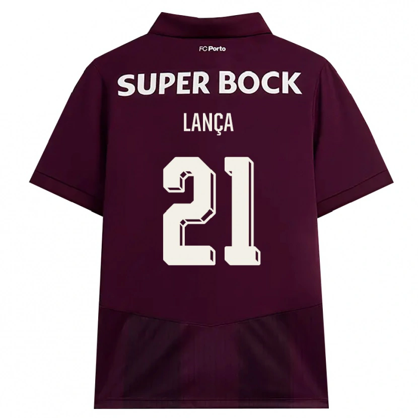 Danxen Homem Camisola Gabriel Lança #21 Borgonha Branco Alternativa 2026/27 Camisa