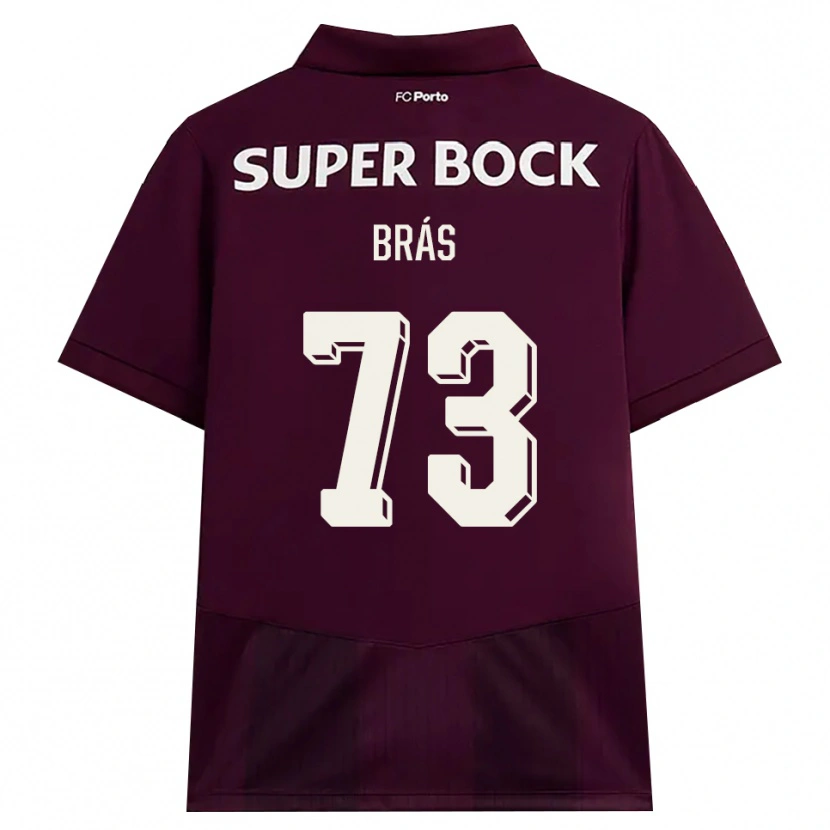 Danxen Homem Camisola Gabriel Brás #73 Borgonha Branco Alternativa 2026/27 Camisa