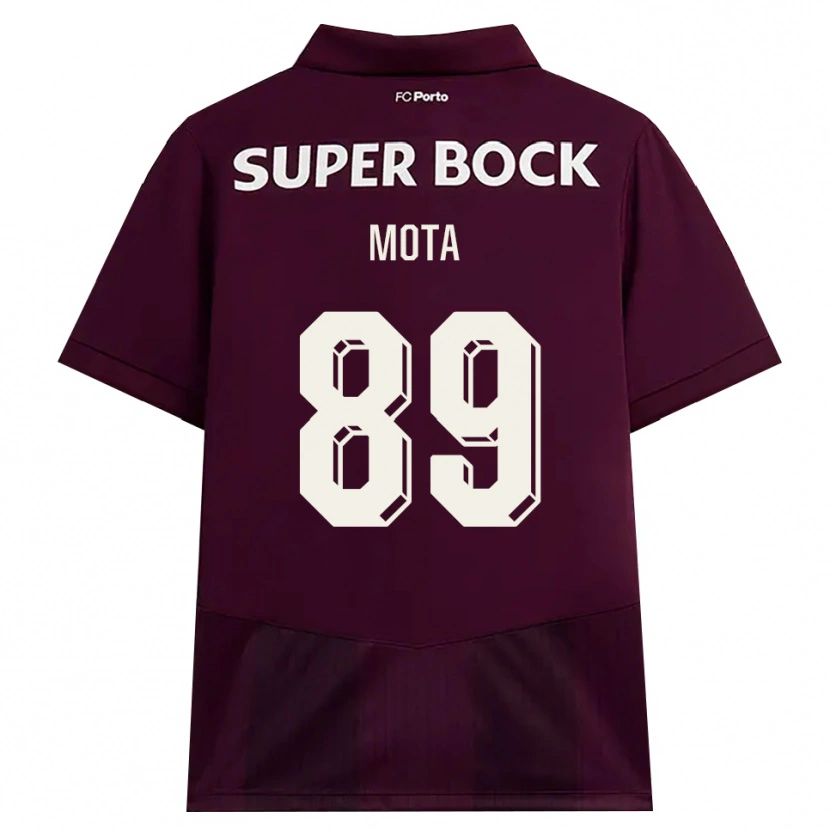 Danxen Homem Camisola Luís Mota #89 Borgonha Branco Alternativa 2026/27 Camisa