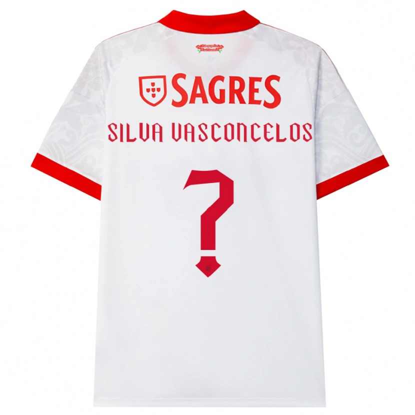 Danxen Homem Camisola Martim Silva Vasconcelos #0 Branco Vermelho Amarelo Alternativa 2026/27 Camisa