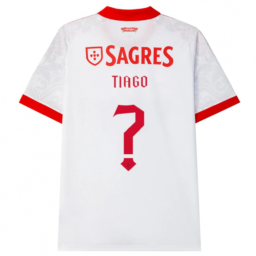 Danxen Homem Camisola Tiago Ferreira #0 Branco Vermelho Amarelo Alternativa 2026/27 Camisa