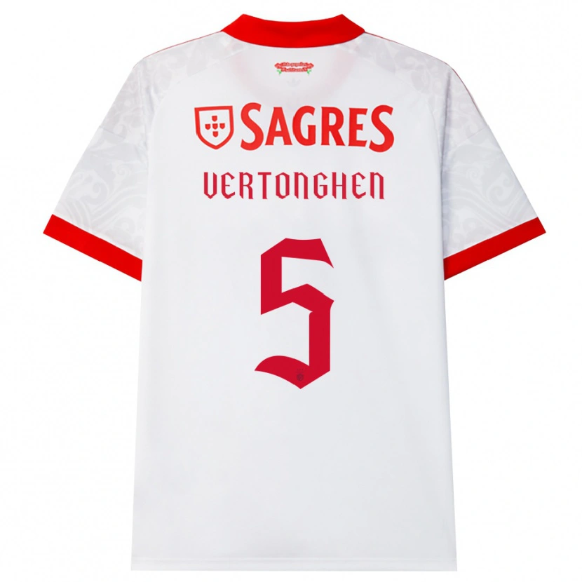 Danxen Homem Camisola Jan Vertonghen #5 Branco Vermelho Amarelo Alternativa 2026/27 Camisa
