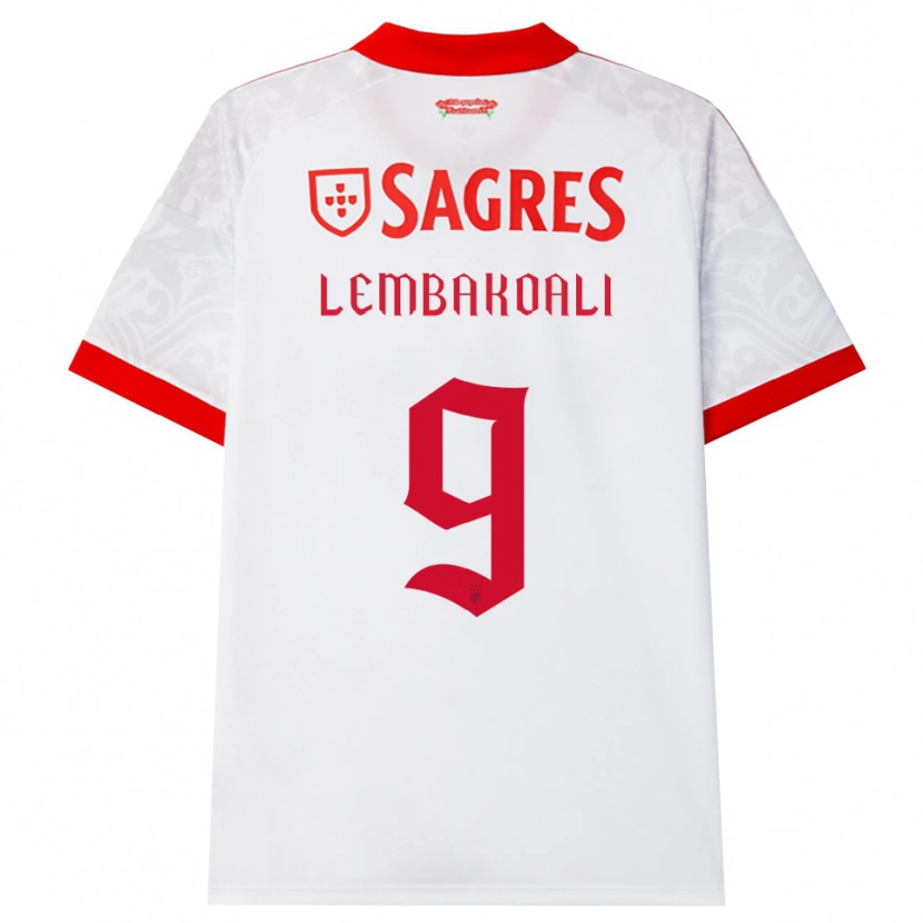 Danxen Homem Camisola Alan Lembakoali #9 Branco Vermelho Amarelo Alternativa 2026/27 Camisa