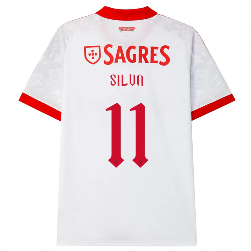 Danxen Homem Camisola Jéssica Silva #11 Branco Vermelho Amarelo Alternativa 2026/27 Camisa