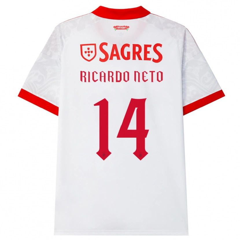 Danxen Homem Camisola Ricardo Neto #14 Branco Vermelho Amarelo Alternativa 2026/27 Camisa