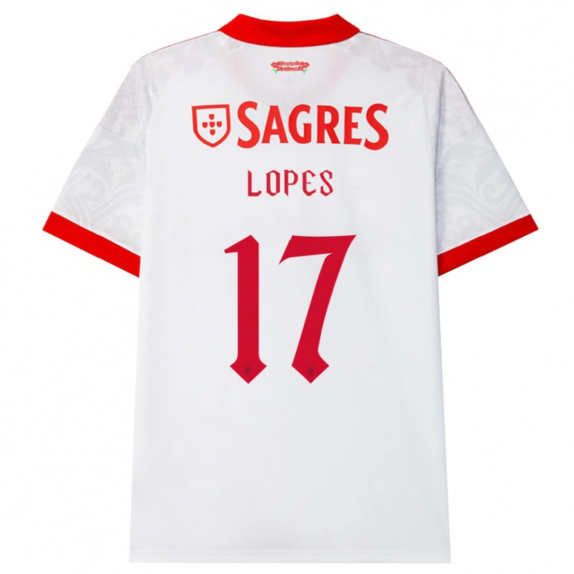 Danxen Homem Camisola Simão Lopes #17 Branco Vermelho Amarelo Alternativa 2026/27 Camisa