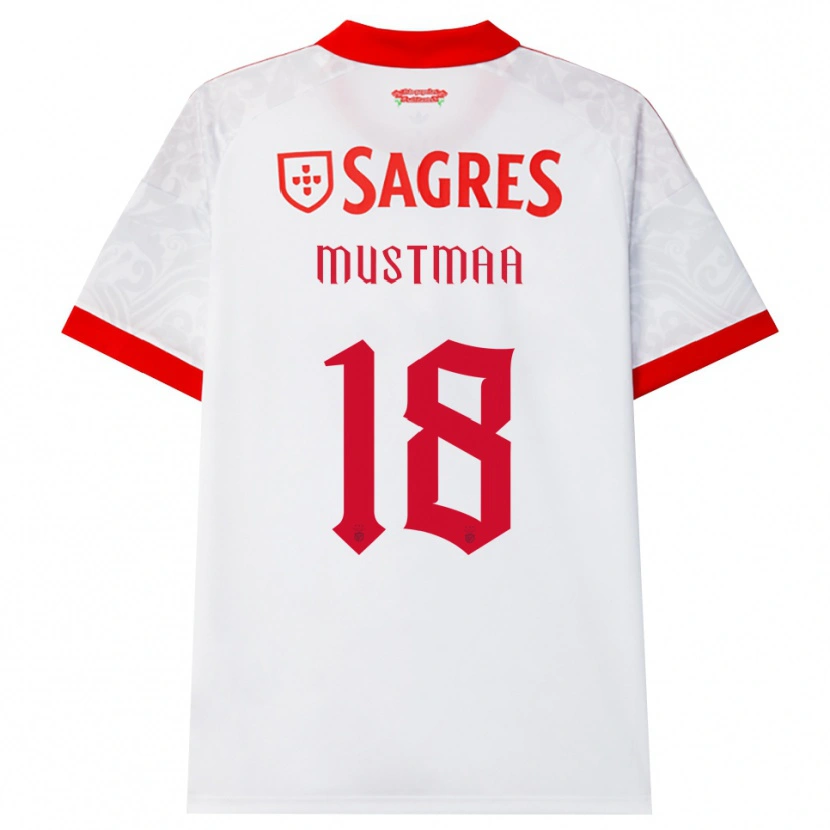Danxen Homem Camisola Karel Mustmaa #18 Branco Vermelho Amarelo Alternativa 2026/27 Camisa