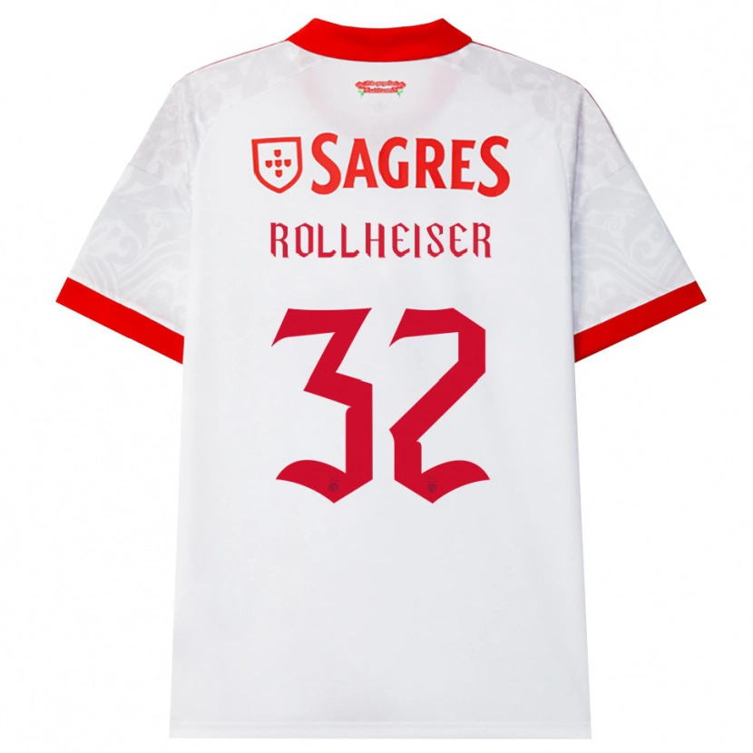 Danxen Homem Camisola Benjamín Rollheiser #32 Branco Vermelho Amarelo Alternativa 2026/27 Camisa