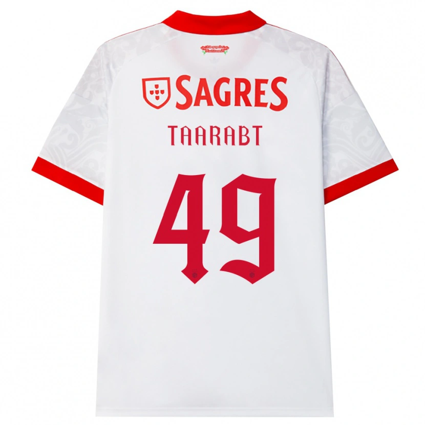 Danxen Homem Camisola Adel Taarabt #49 Branco Vermelho Amarelo Alternativa 2026/27 Camisa