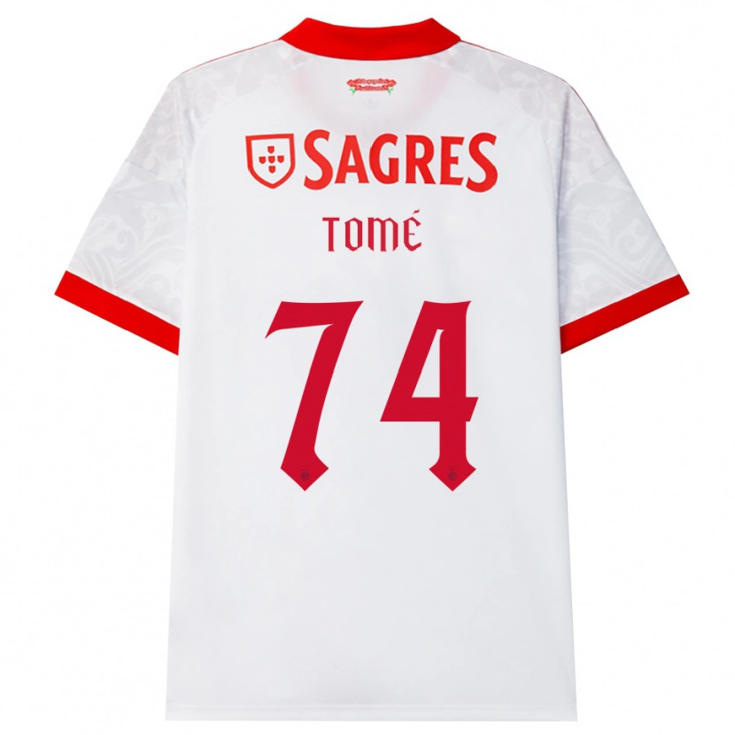 Danxen Homem Camisola Olivio Tomé #74 Branco Vermelho Amarelo Alternativa 2026/27 Camisa