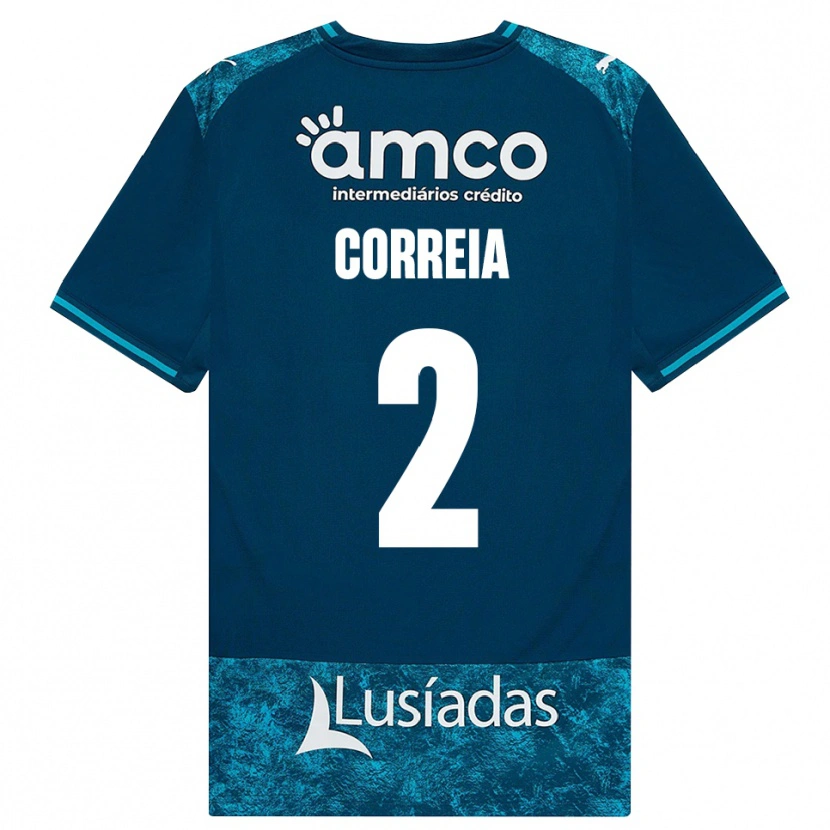 Danxen Homem Camisola Nuno Correia #2 Darkslategray Mediumturquoise Alternativa 2026/27 Camisa