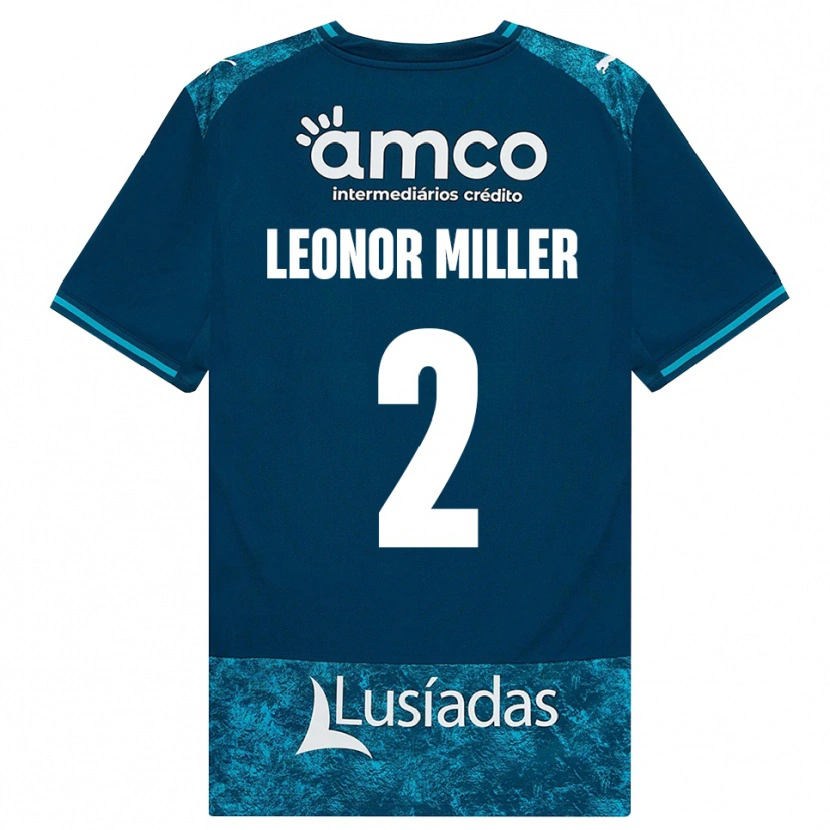 Danxen Homem Camisola Maria Leonor #2 Darkslategray Mediumturquoise Alternativa 2026/27 Camisa