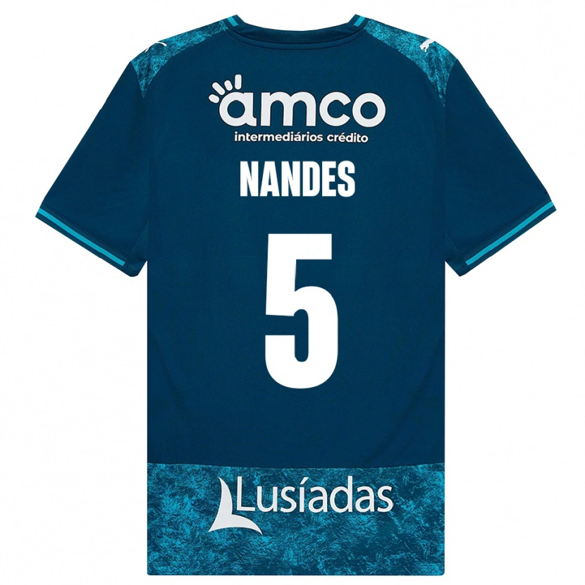 Danxen Homem Camisola Nandes #5 Darkslategray Mediumturquoise Alternativa 2026/27 Camisa