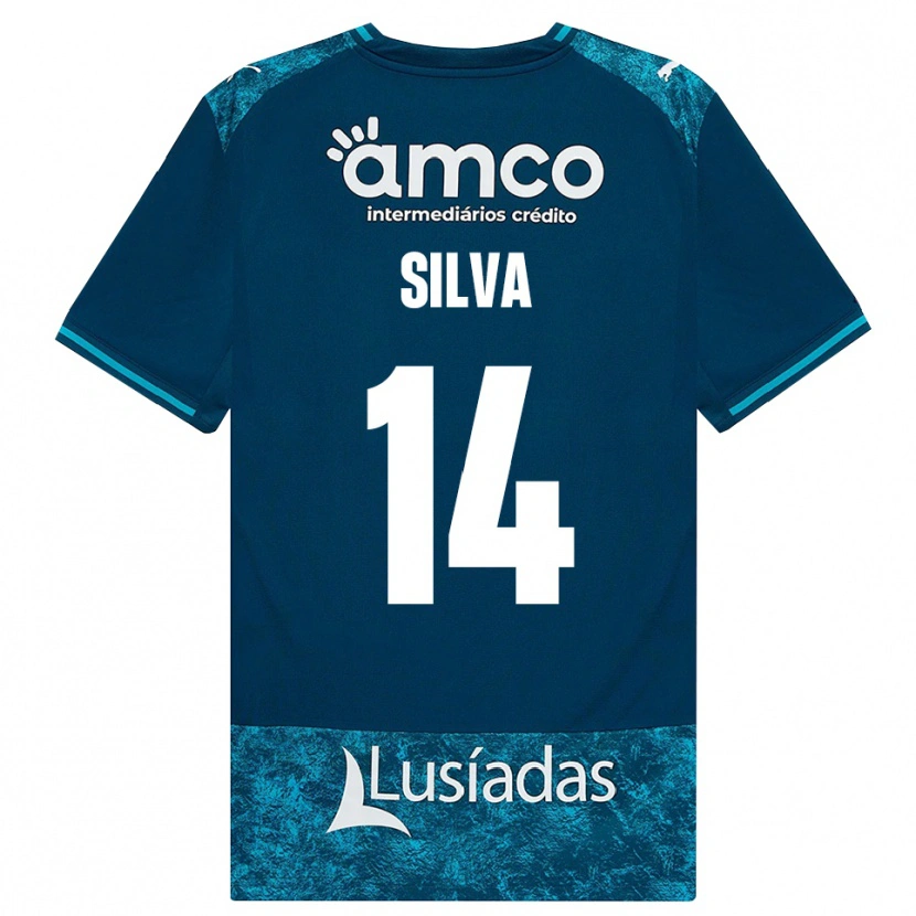 Danxen Homem Camisola Dolores Silva #14 Darkslategray Mediumturquoise Alternativa 2026/27 Camisa