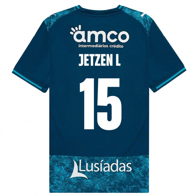 Danxen Homem Camisola Jetzen Lopes #15 Darkslategray Mediumturquoise Alternativa 2026/27 Camisa